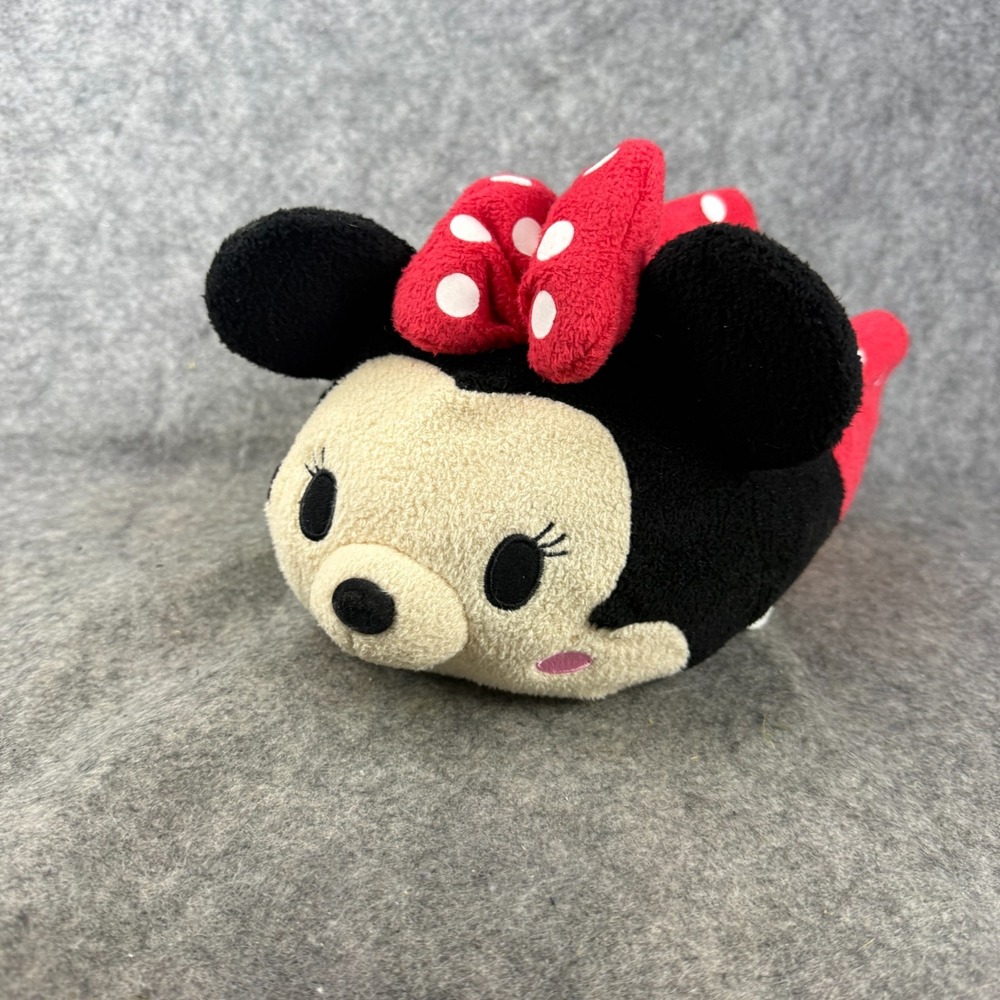 Disney Store Minnie‎ Mouse Tsum Tsum Plush Large 14" Stackable Toy Squishy
